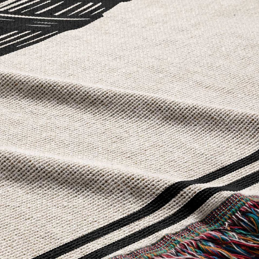 Bourbon Barrel Woven Throw Blanket, Personalized Gift, Designed With Meaning