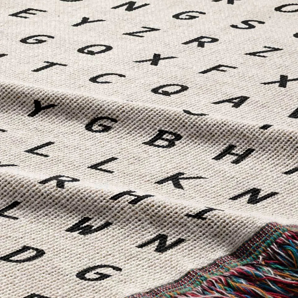 Cookout Word Search Studio Woven Throw Blanket, Designed With Meaning
