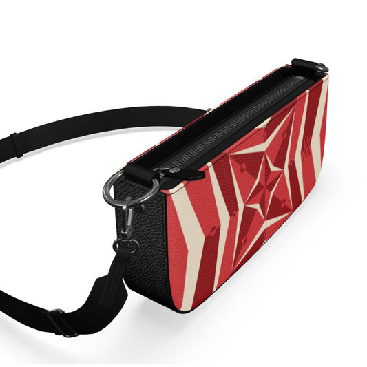 Stella Voyager 25 Box Horizon, Leather Crossbody Bag, Designed With Meaning