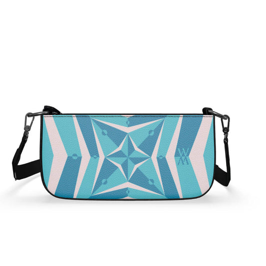 Stella Voyager 25 Box Lagoon, Leather Crossbody Bag, Designed With Meaning