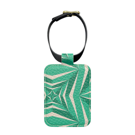 Stella Voyager Luggage Tag Oasis, Leather Tag, Designed With Meaning