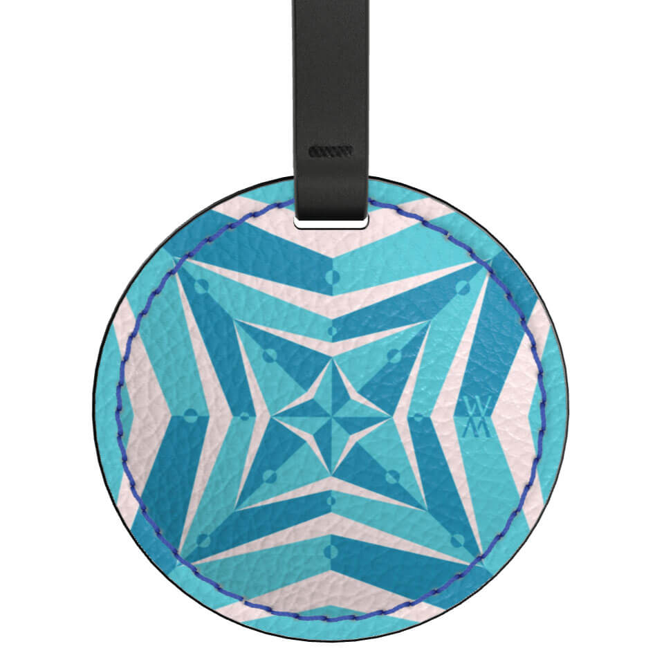 Markori Leather Bag Charm - Stella Voyager Lagoon, Designed With Meaning