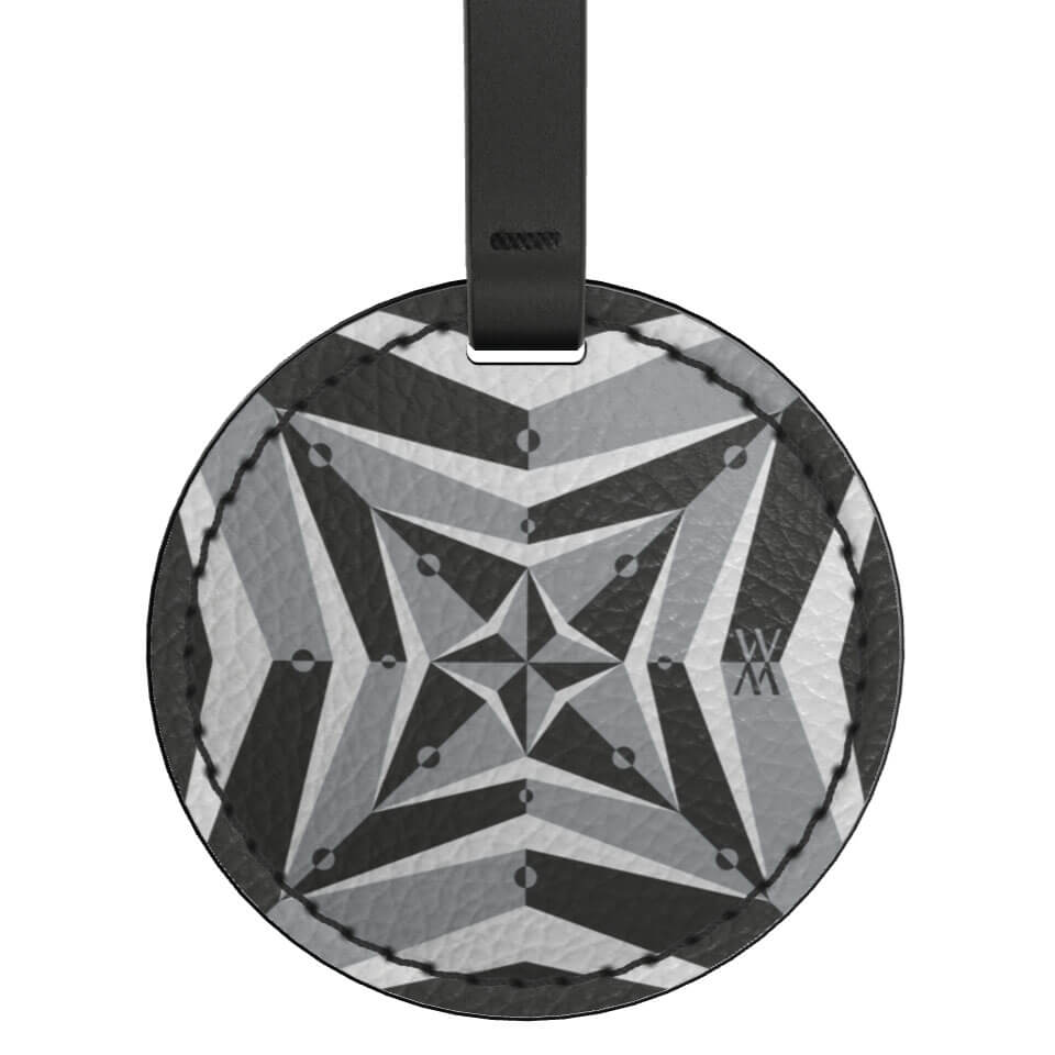 Markori Leather Bag Charm - Stella Voyager Shadow, Designed With Meaning